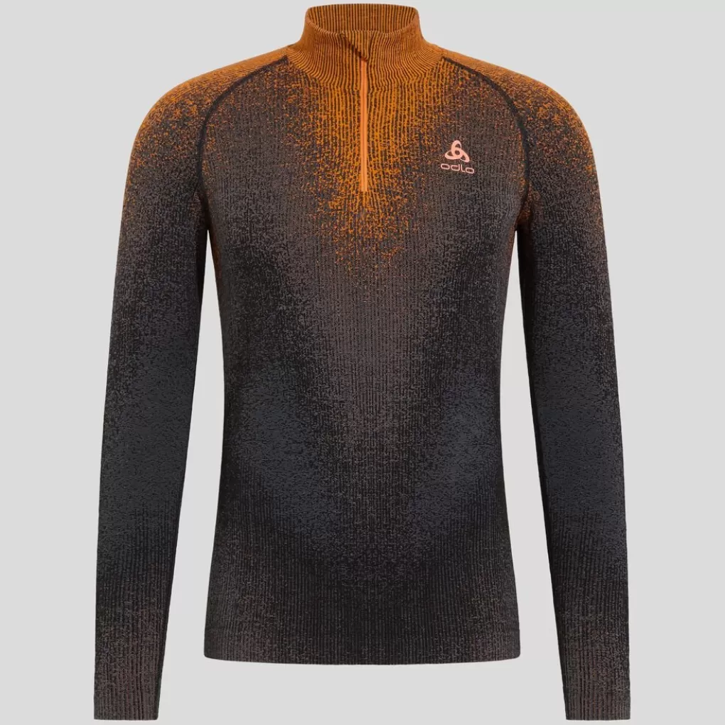 Base Layer A Mezza Zip Blackcomb-Odlo Discount