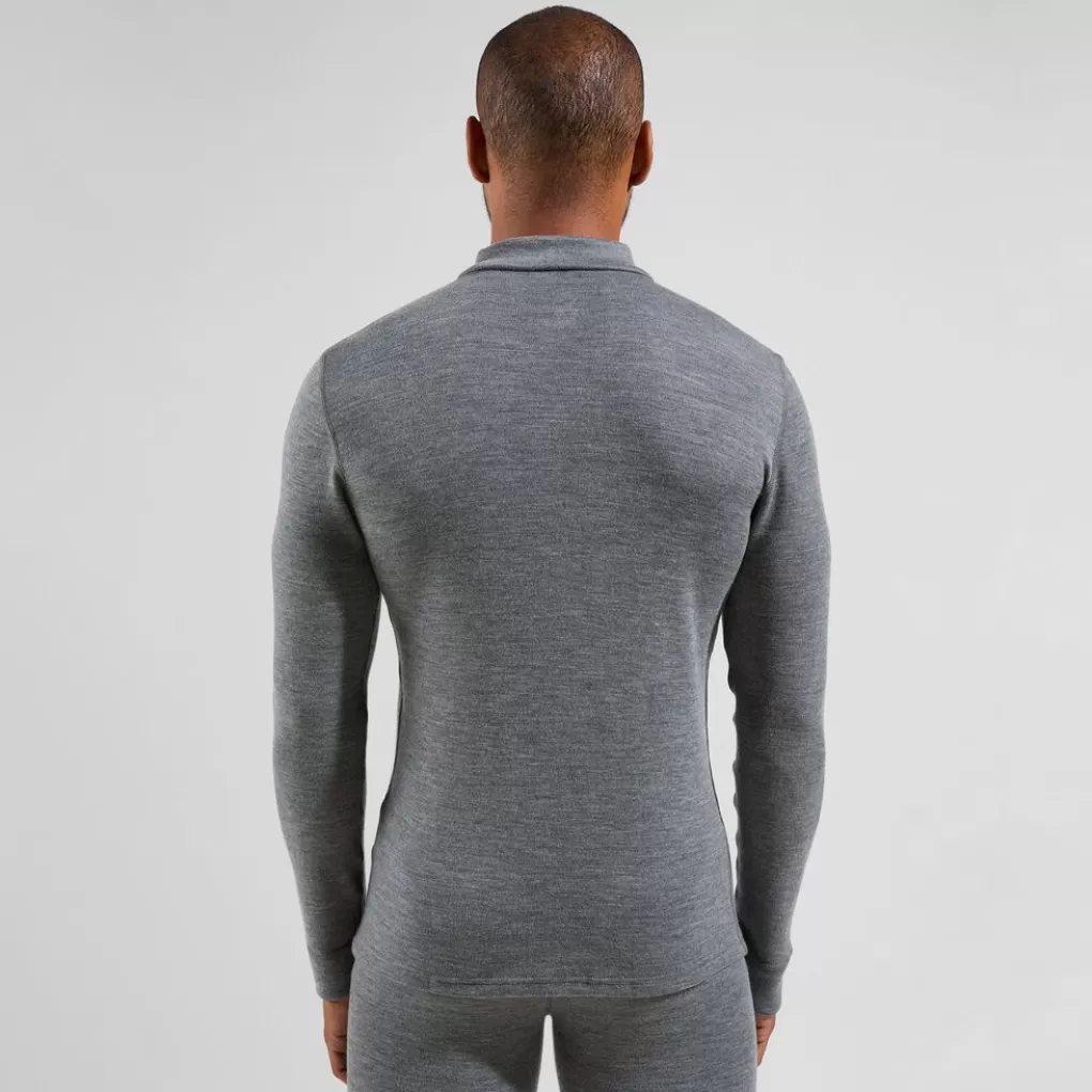 Base Layer A Mezza Zip Natural Merino 260-Odlo Fashion