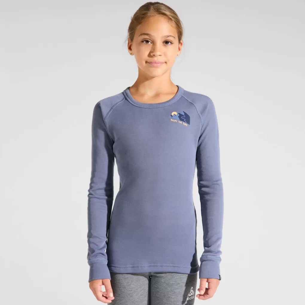 Base Layer Active Warm Per Bambini Che Si Godono Ogni Avventura.-Odlo Hot