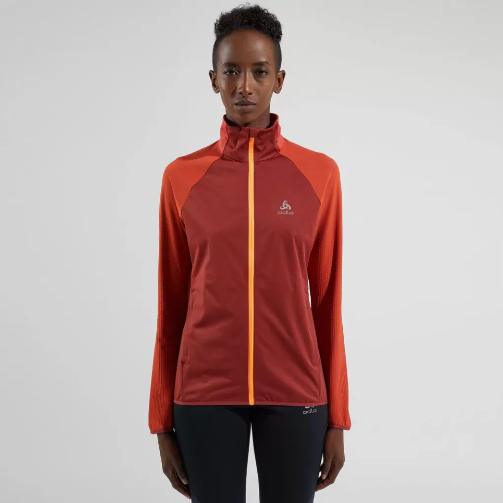 Giacca Running Zeroweight Warm Hybrid Da Donna-Odlo Sale