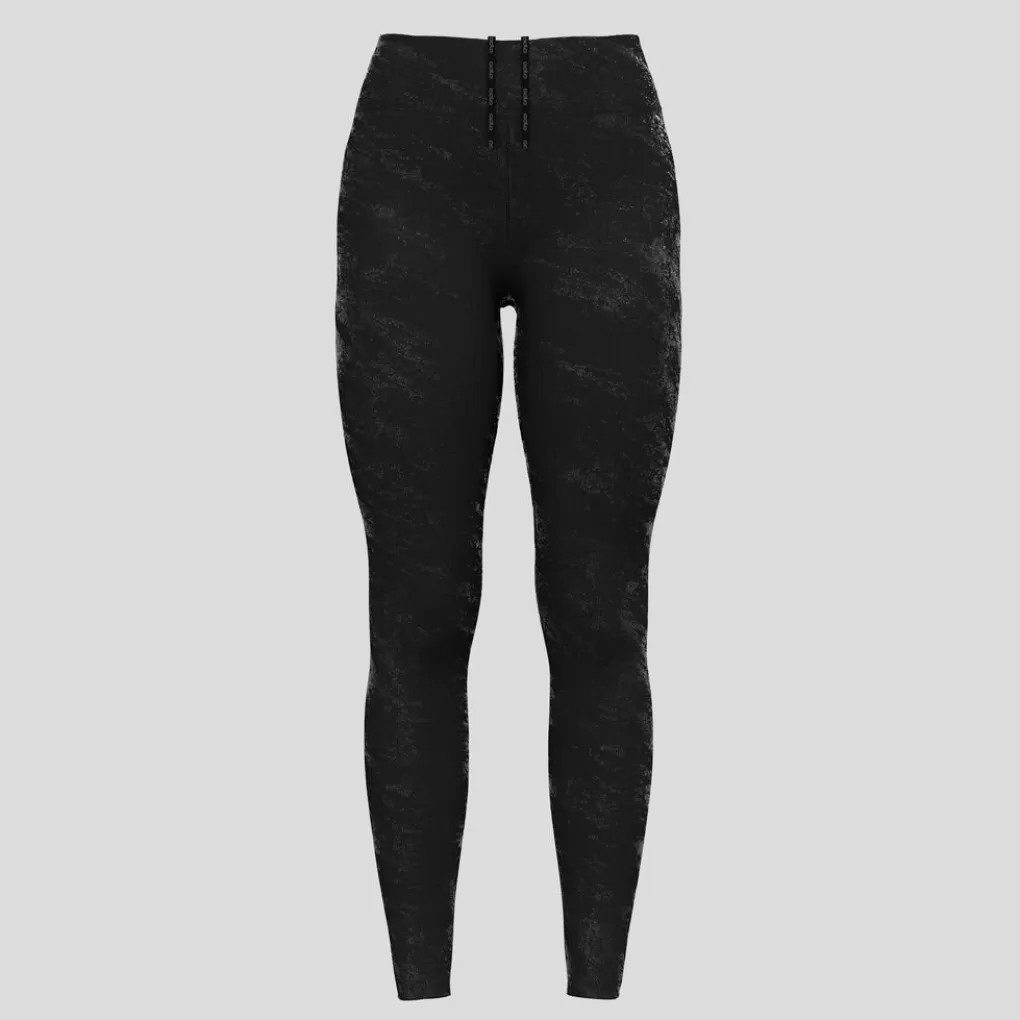 Leggings Running Zeroweight Con Stampa Riflettente-Odlo Online