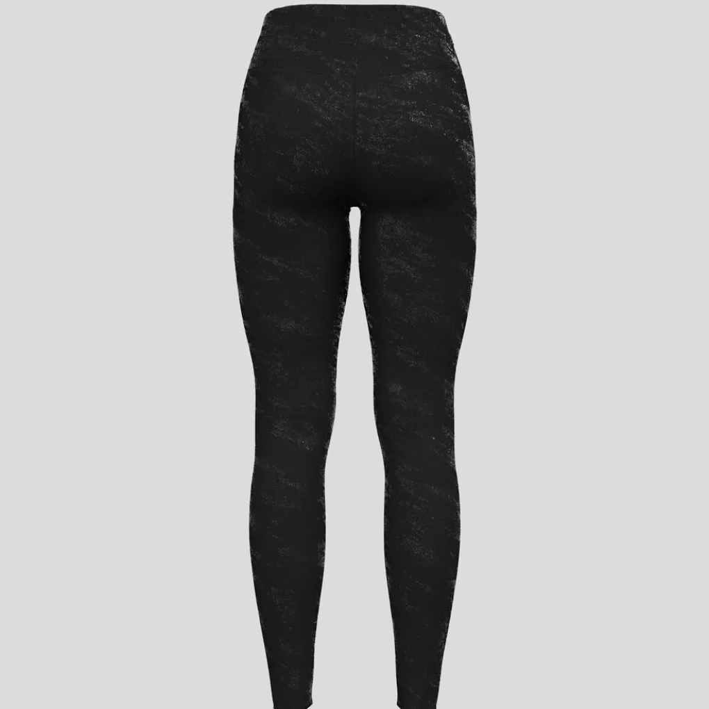 Leggings Running Zeroweight Con Stampa Riflettente-Odlo Online