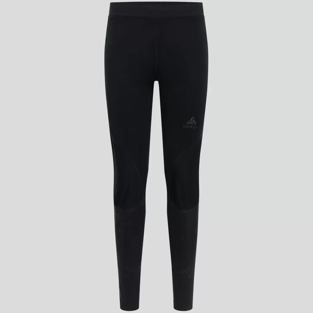 Leggings Running Zeroweight Warm Con Dettagli Riflettenti-Odlo New