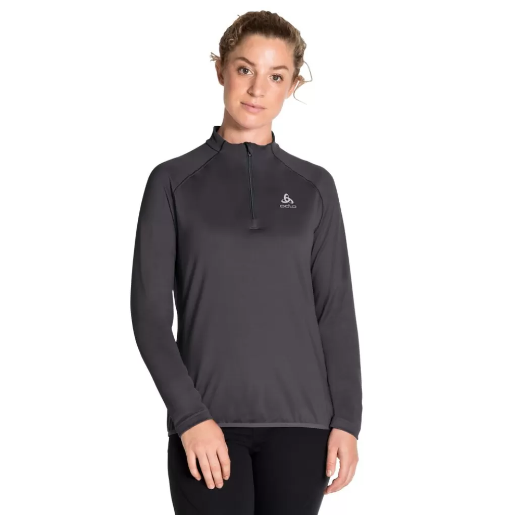 Mid Layer Con 1/2 Zip Carve Light Da Donna-Odlo Shop