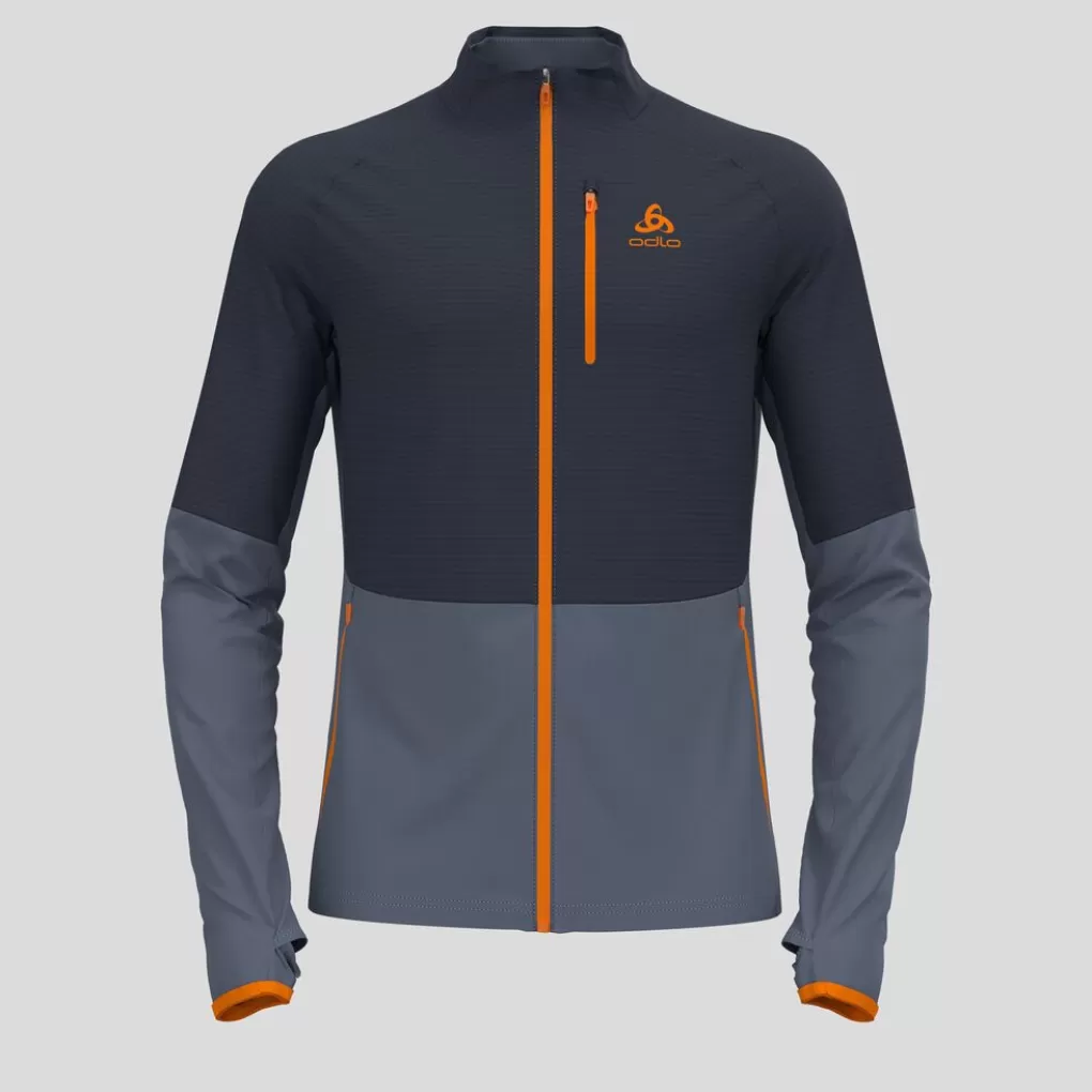 Mid Layer Descent Ceramiwarm Con Zip-Odlo Hot