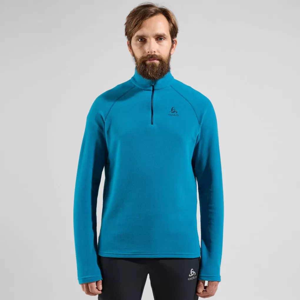 Mid Layer Rigi Con Mezza Zip-Odlo Flash Sale