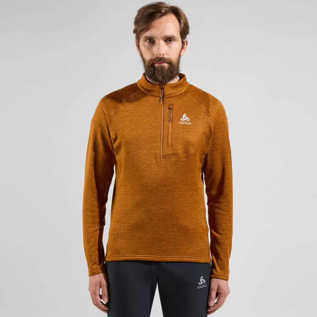 Mid Layer Tencia Con Mezza Zip-Odlo Flash Sale