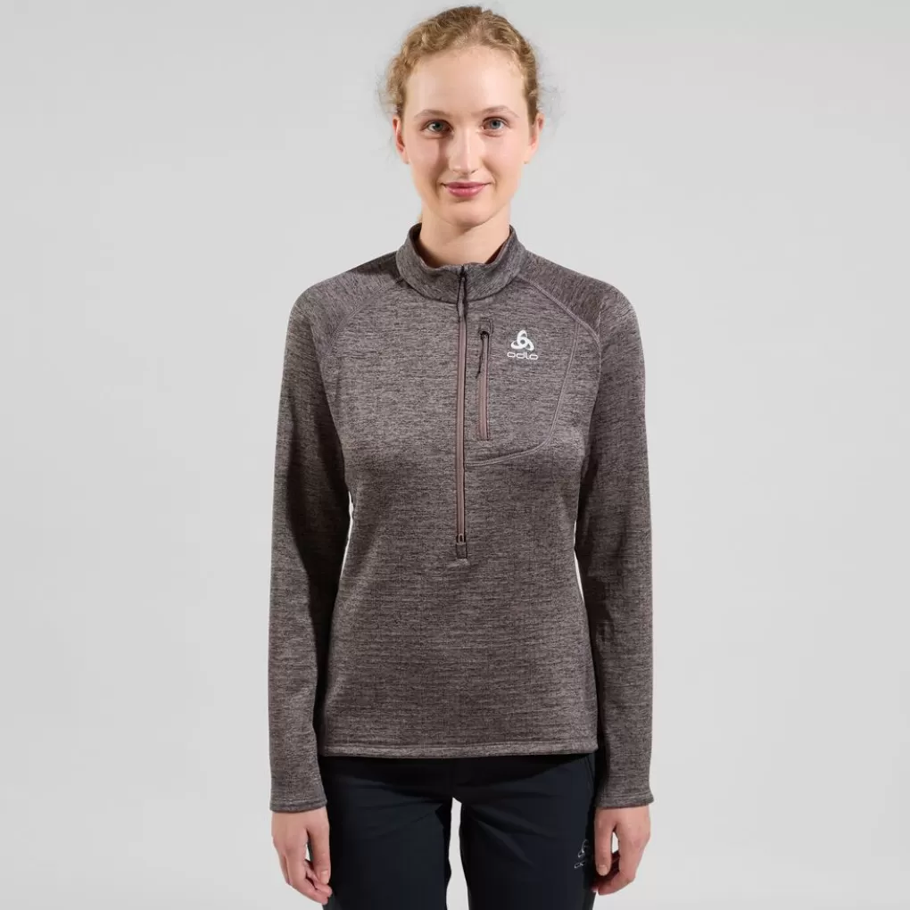 Mid Layer Tencia Con Mezza Zip-Odlo Sale