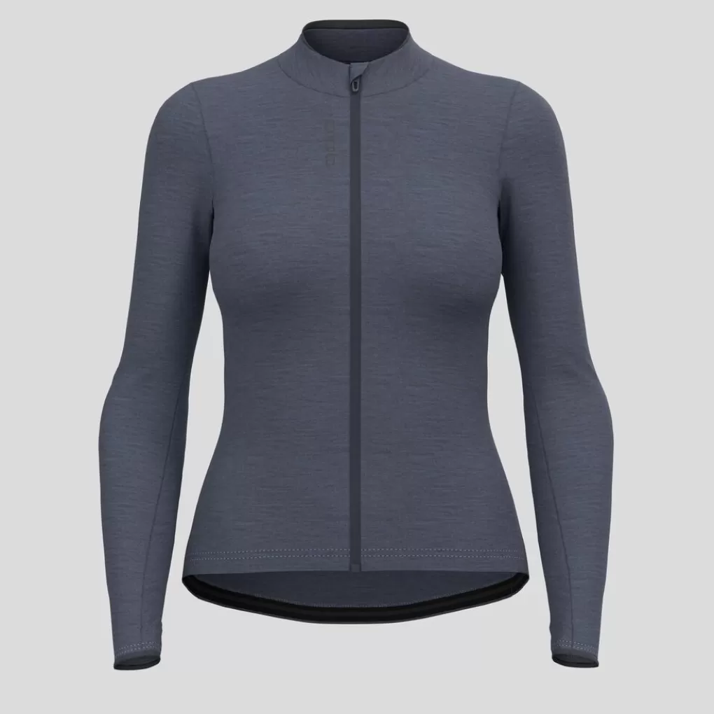 Performance Wool Wielrenshirt Met Lange Mouwen-Odlo Store