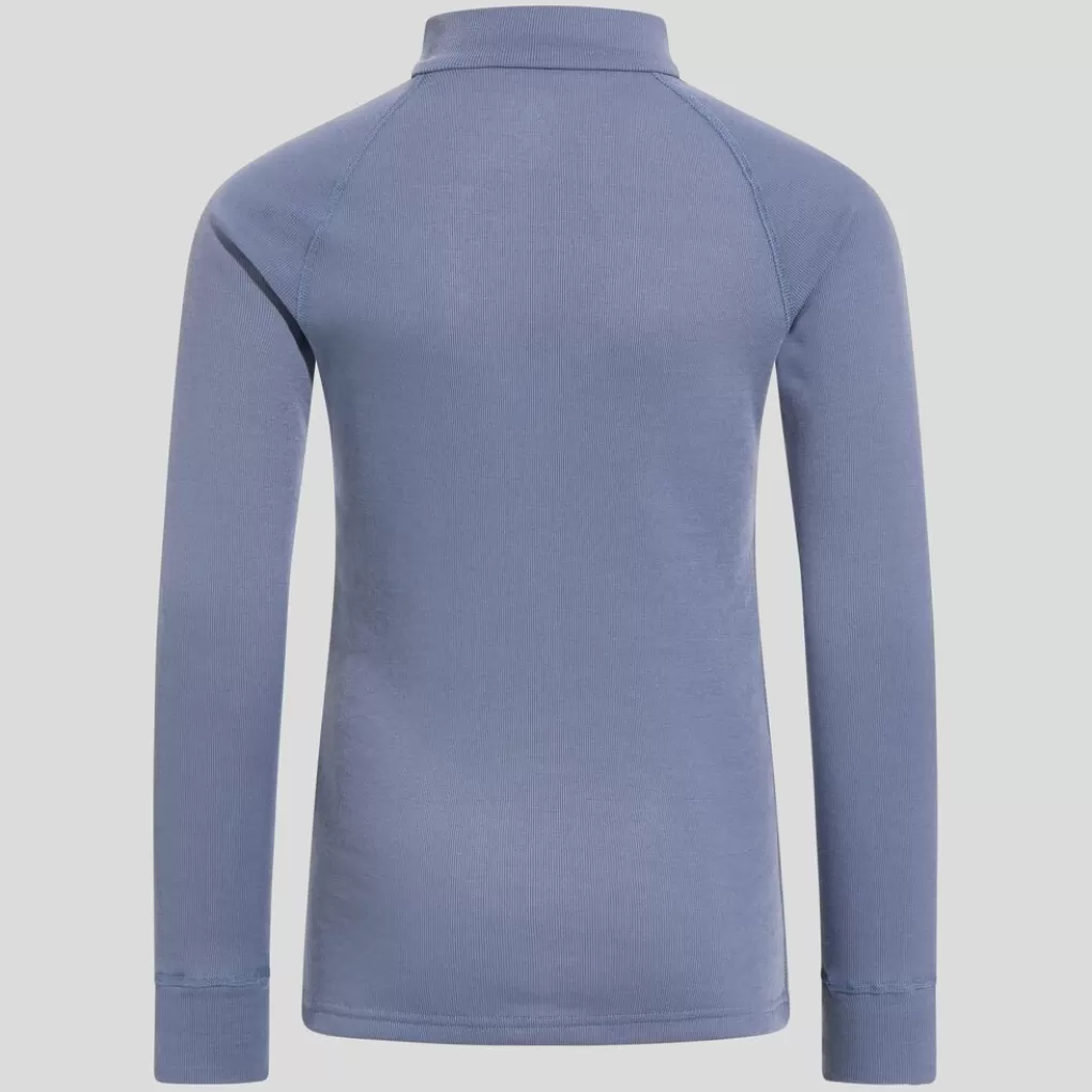 Top A Collo Alto Con Mezza Zip E Manica Lunga Active Warm Per Bambini-Odlo Outlet