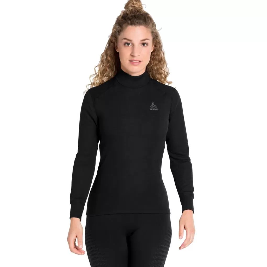 Top Base Layer A Collo Alto Active Warm Da Donna-Odlo Sale