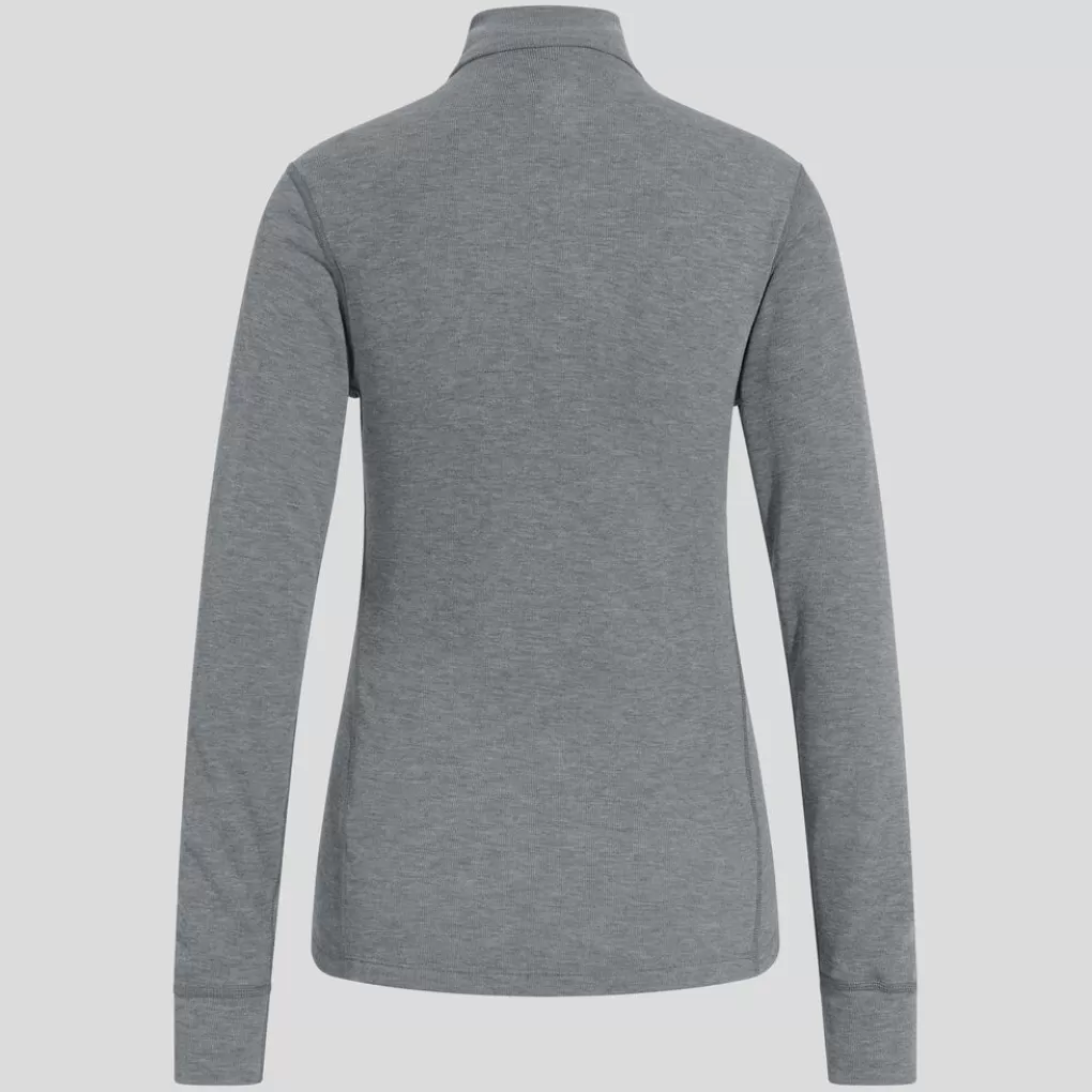 Top Base Layer A Collo Alto Con Mezza Zip Active Warm Da Donna-Odlo Cheap