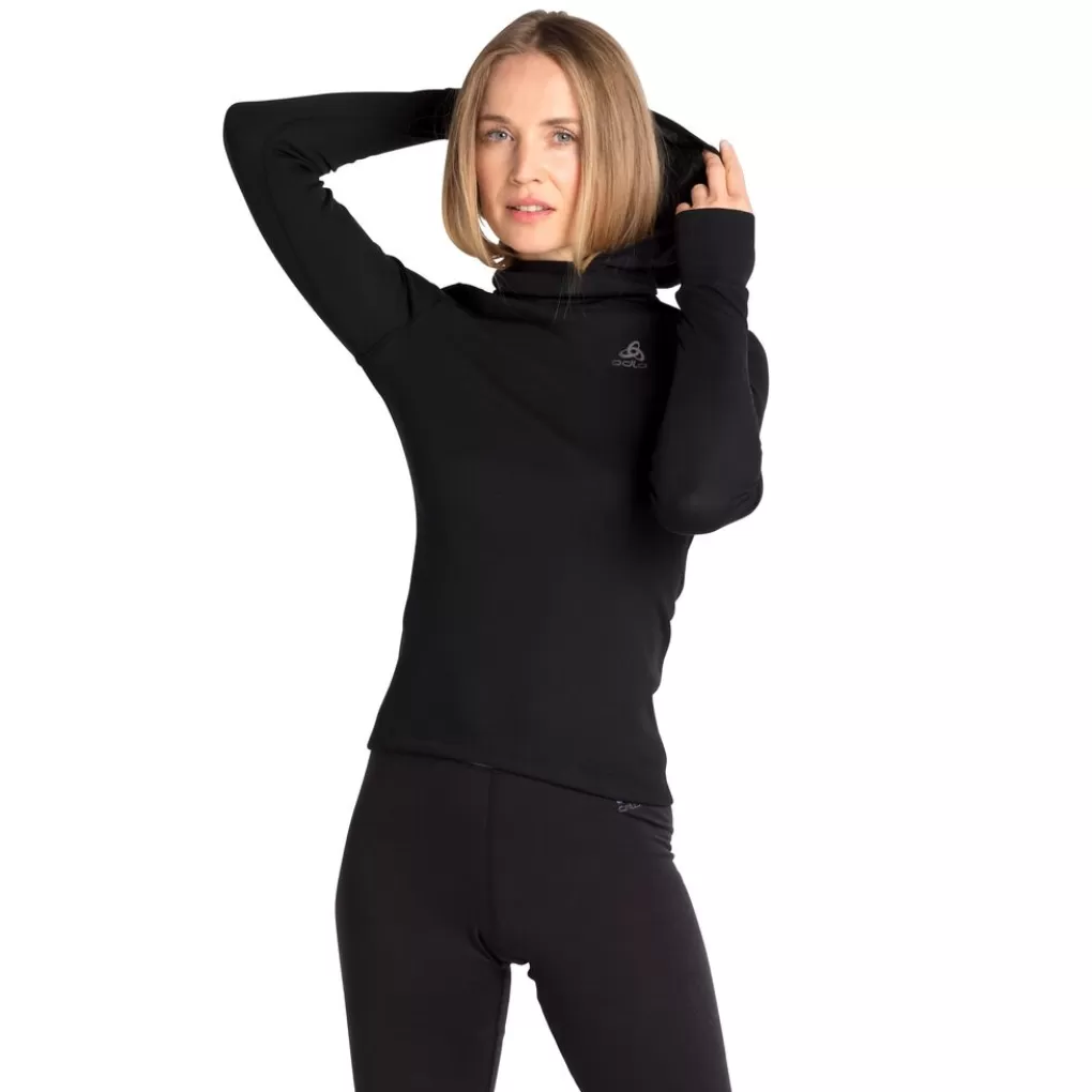 Top Base Layer Con Passamontagna Active Warm Da Donna-Odlo Clearance