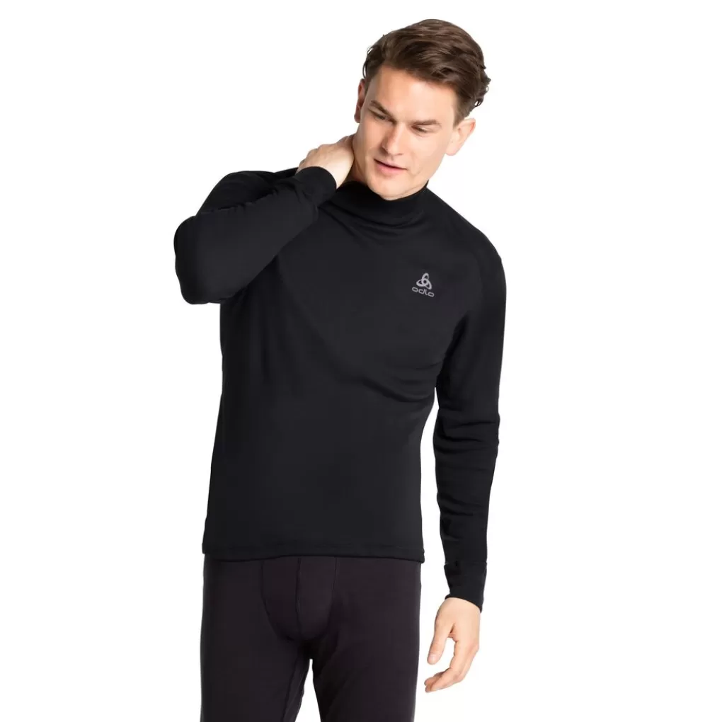 Top Baselayer A Collo Alto Active Warm Da Uomo-Odlo Cheap