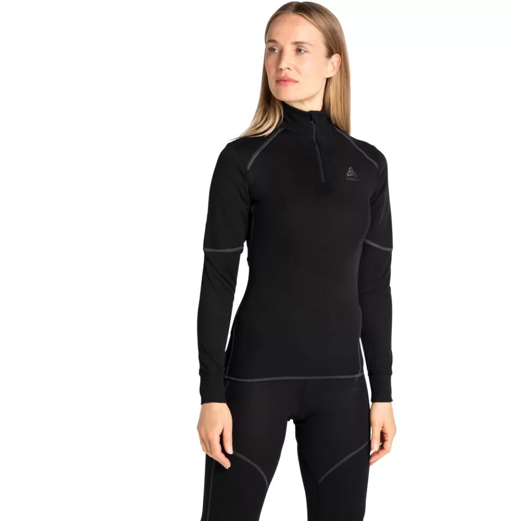 Top Intimo A Collo Alto Con Mezza Zip Active X-Warm Da Donna-Odlo Shop