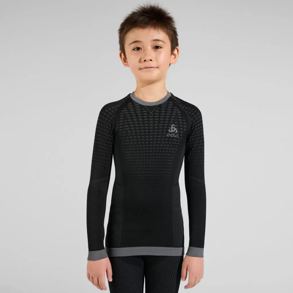 Top Intimo A Manica Lunga Performance Warm Per Bambini-Odlo Fashion
