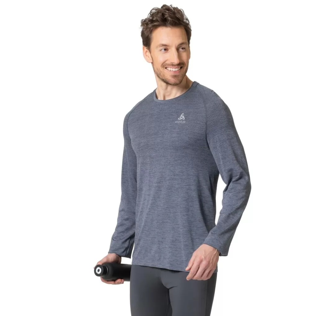 T-Shirt Running Essentials Seamless A Maniche Lunghe-Odlo Clearance