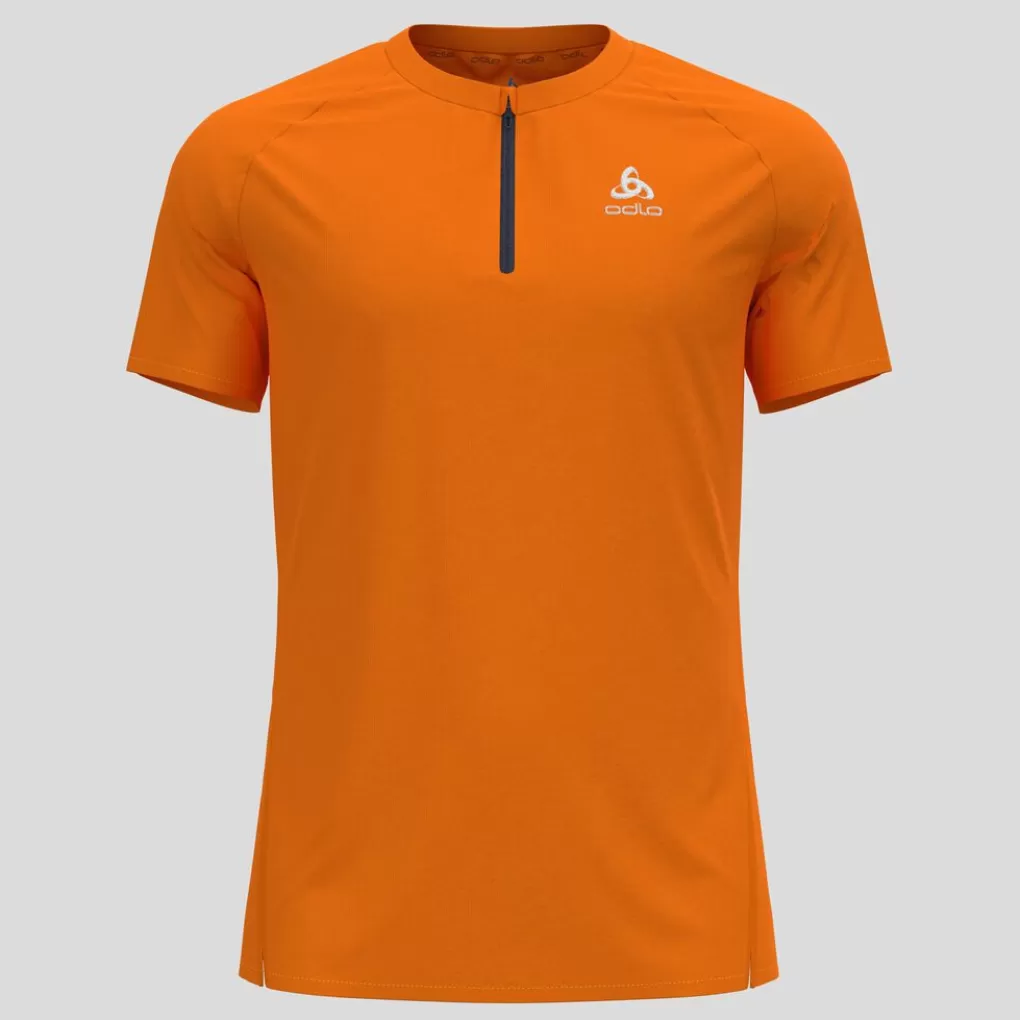 T-Shirt Running X-Alp A Mezza Zip-Odlo Sale